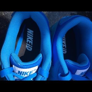 Nike women's Air Max 90 iD custom Blue sz 8 Nike women's Air Max 90 iD custom Blue sz 8